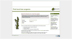 Desktop Screenshot of findtreesurgeons.com